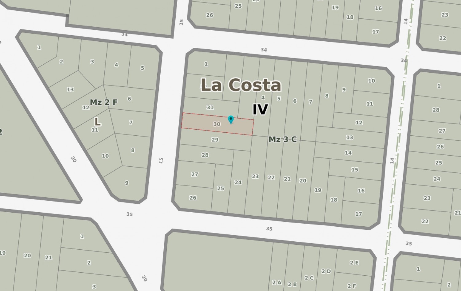 L10 - Lote Calle 15 e/ 34 y 35 - Santa Teresita