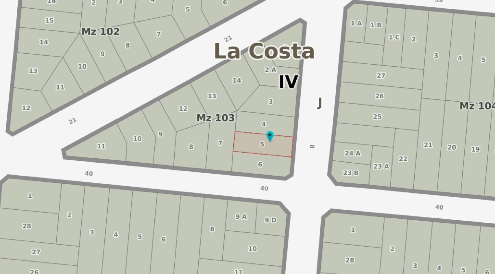 Lote Calle 8 e/ 39 y 40 - L16
