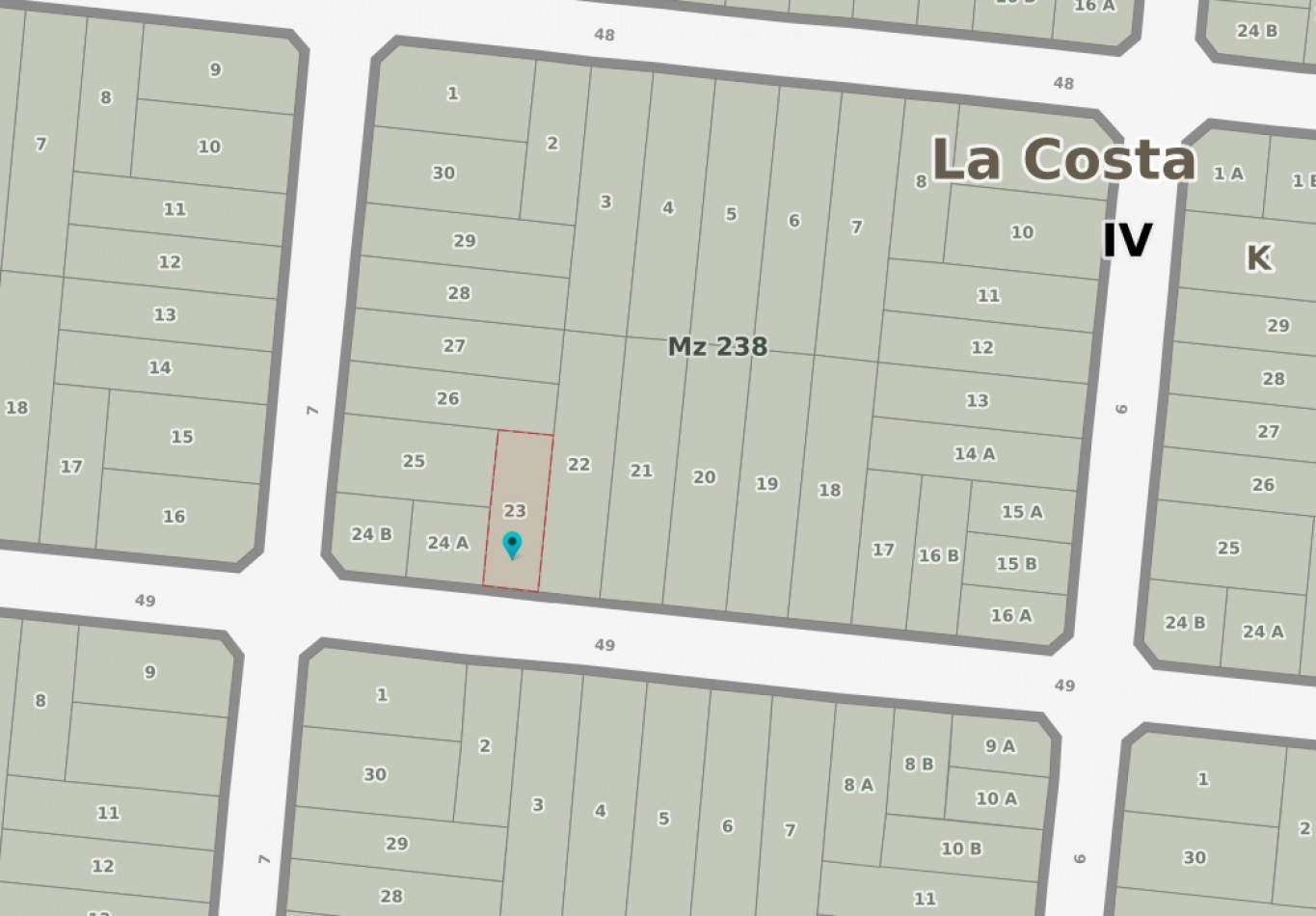 Lote Calle 49 e/ 6 y 7 - L24