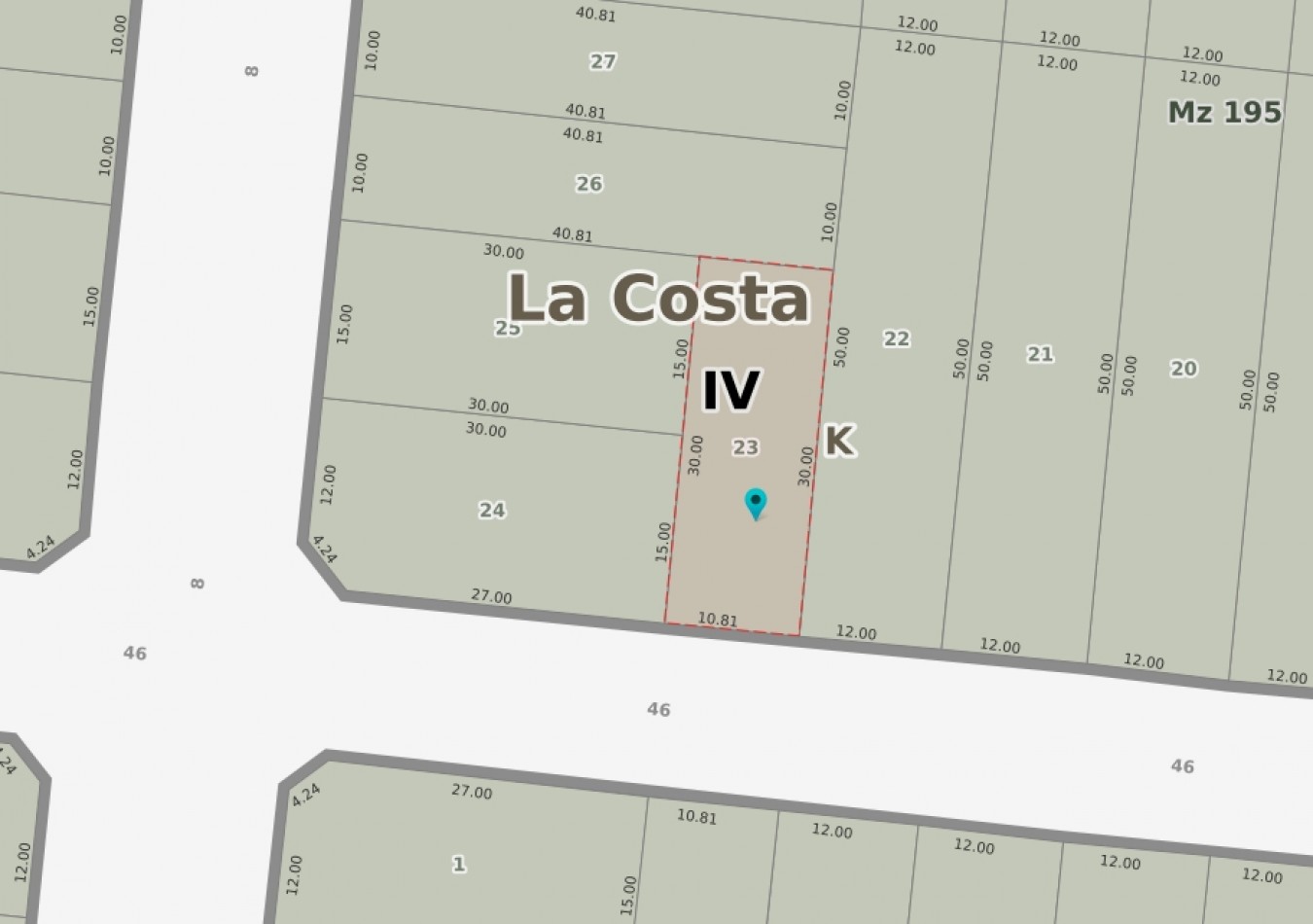 Lote Calle 46 e/ 7 Y 8 - L9