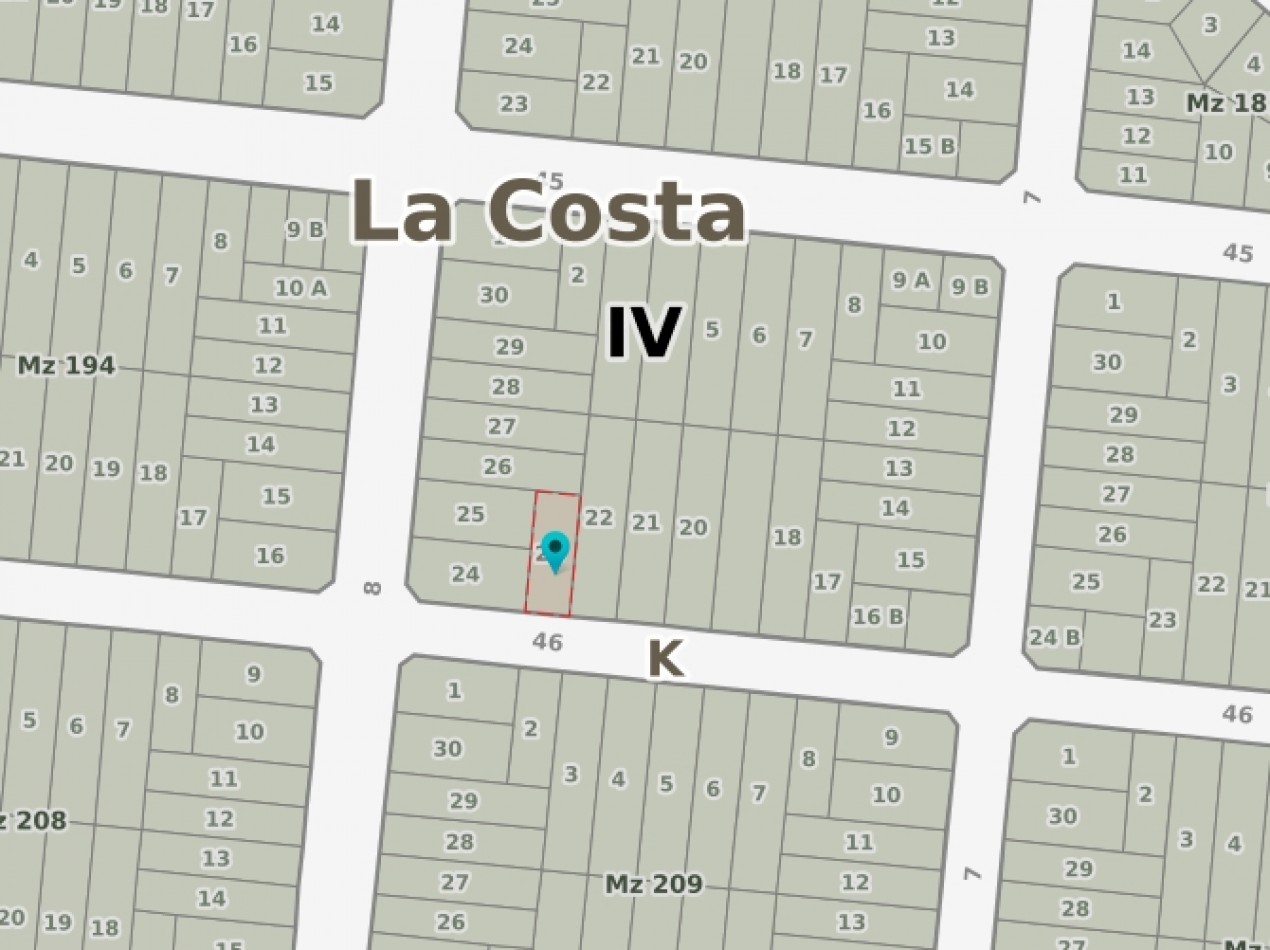 Lote Calle 46 e/ 7 Y 8 - L9